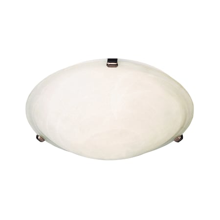 Maxim Lighting Malaga 2-Light 12.5" Wide Oil Rubbed Bronze Flush Mount Light 2680MROI